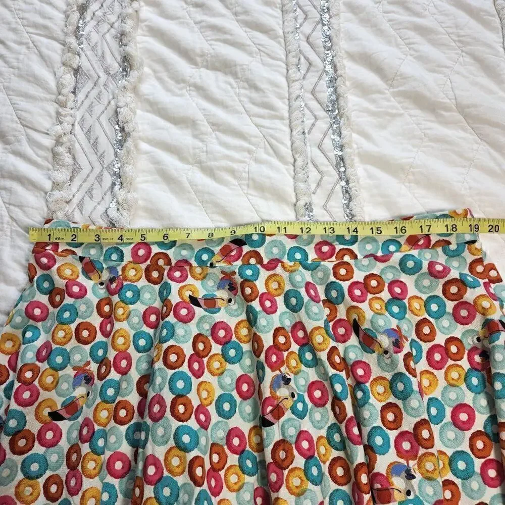 Froot Loops handmade skater skirt